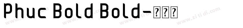 Phuc Bold Bold字体转换